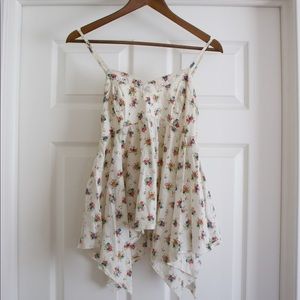 Boho style flowy tank top